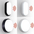 Современный светодиодный потолочный светильник с радаром и датчиком движения, 110 В, 220 В, настенная лампа, водонепроницаемый наружный светильник для балкона, крыльца, поверхностного монтажа