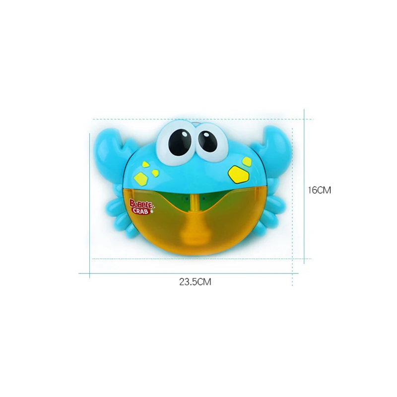 

Crab Bubble Machine Cartoon Baby Bath Shower Toy Music Bubble Maker Plastic Swimming Bathtub Soap Machine Outdoor Fun Kids Gifts