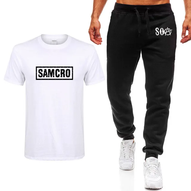 Горячая ТВ SOA Сыновья Анархии косплей костюм Мужская футболка SAMCRO череп печати