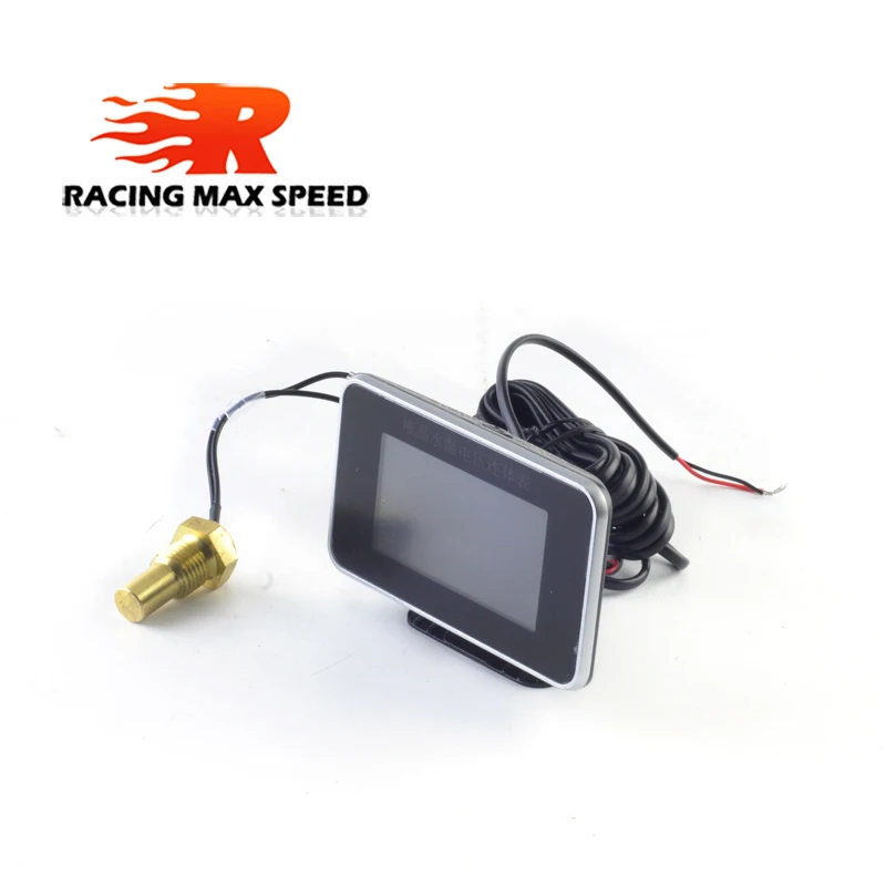 Универсальный автомобильный вольтметр 2 в 1 с ЖК дисплеем и датчиком температуры