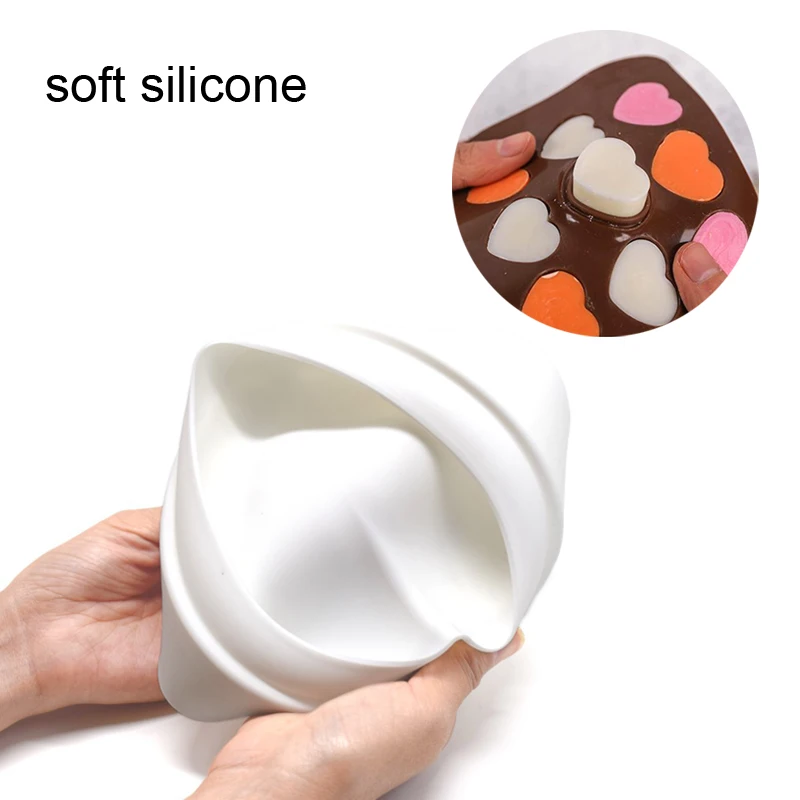 Форма сердечко силиконовая форма для торта шоколада украшение выпечки
