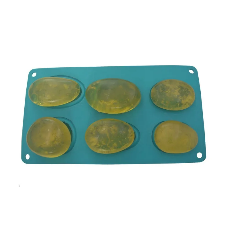 

Silicone Soap Mold Handmade DIY 3D Cobblestone Shape Cake Pastry Mold Square Soap Mould Craft Flowers Bathroom Kitchen Soap Mold