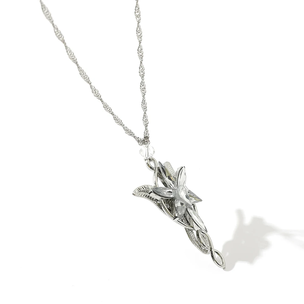 Оптовая продажа 20 шт./лот ожерелье Arwen Evenstar принцесса эльфов модный хрустальный