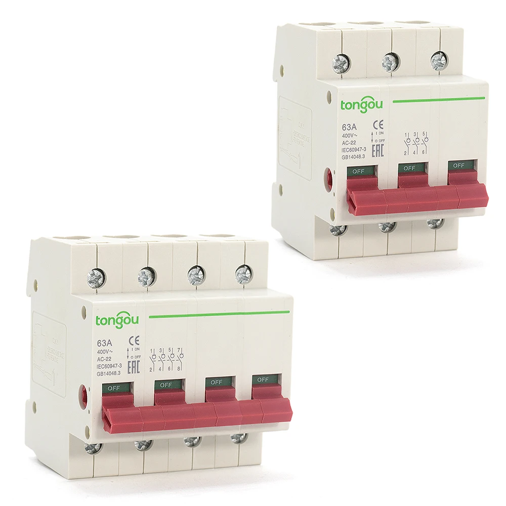 Главный переключатель 230 В 400 переменного тока 2P функция размыкателя выключатель