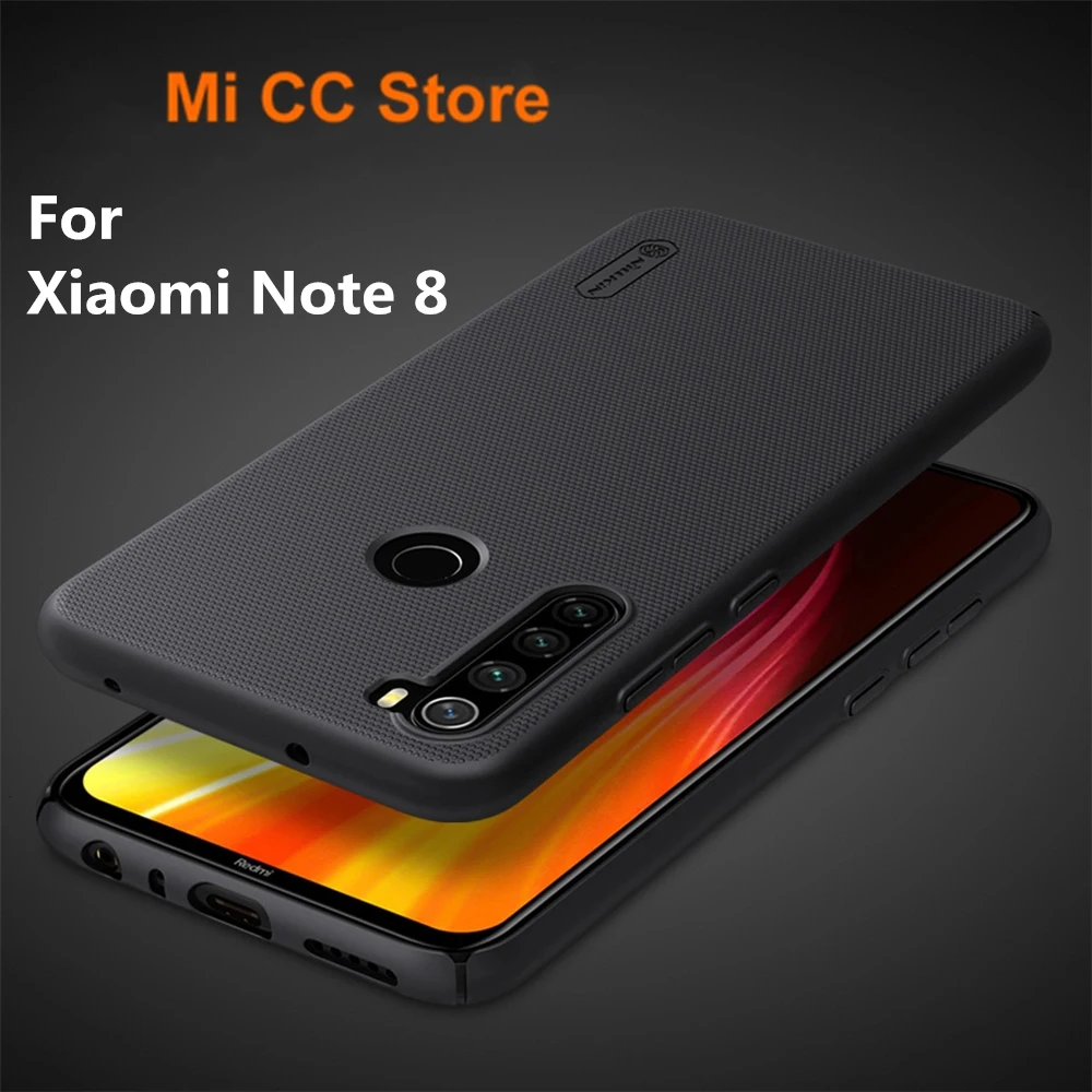 Чехол NILLKIN для Xiaomi Redmi Примечание 8 2021 матовые яркие цвета жесткий чехол накладка