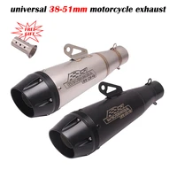 universal 38 51mm motocross exhaust escape yoshimura moto muffler r34 modified db killer for z900 pcx125 cb1000r duke 790 s1000r