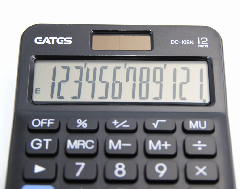 12 Digit Desk Calculator Large Buttons Financial Business Accounting Tool Colorful for office school promotion gift |