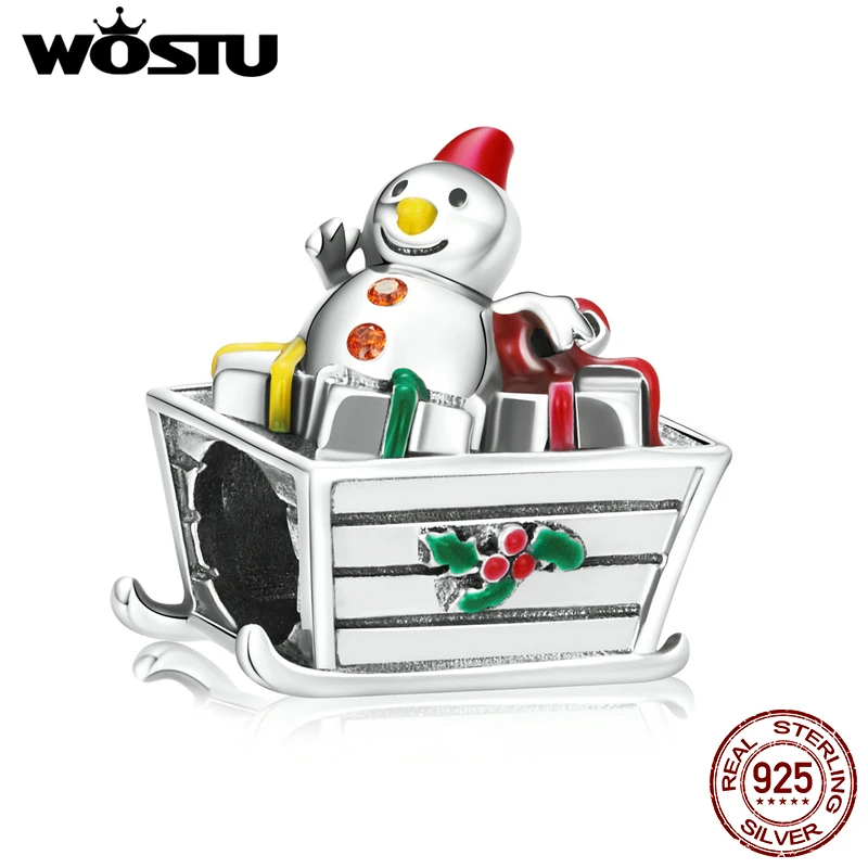 

Женский кулон в виде снеговика, из серебра 925 пробы