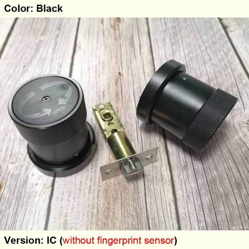 IC Verstion B RAYKUBE Bluetooth электронный дверной замок с телефоном APP/отпечатков пальцев/смарт-карты/код разблокировки ручка Умный Замок - Цвет: IC Verstion B