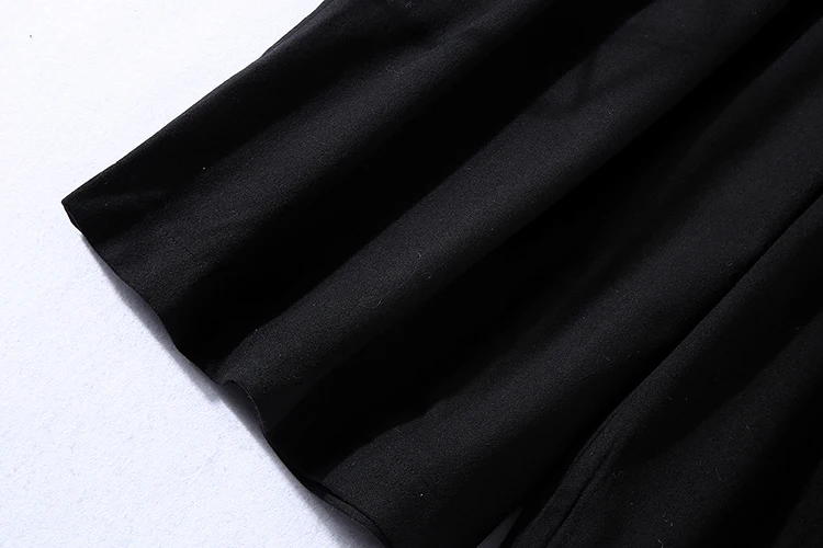 

Pants High Women Waist Wide Leg Pants Woolen Casual Pants