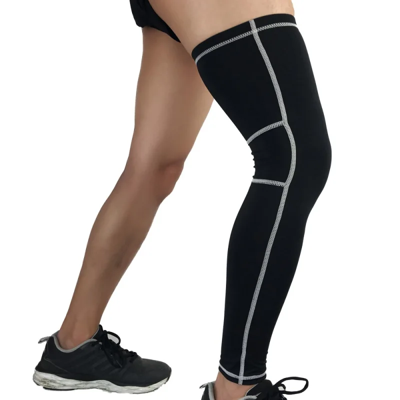 

1PCS Pro Sports Antiskid Long Knee Support Brace Pad Protector Sports Basketball Leg Sleeve Knee Pad 9 Colors