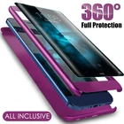 Чехол-накладка для смартфонов Samsung Galaxy S8-S20, A50, A51, Note 8-Note 10, с полным покрытием, 7 цветов
