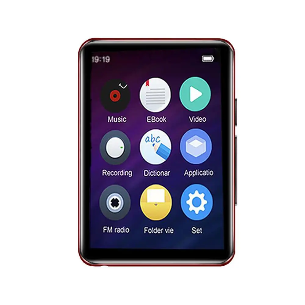 MP4 плеер Bluetooth 4,2 с 2,5 дюймовым сенсорным экраном 16 Гб HiFi без потерь плеер встроенный динамик, Спортивная sd-карта до 128 ГБ
