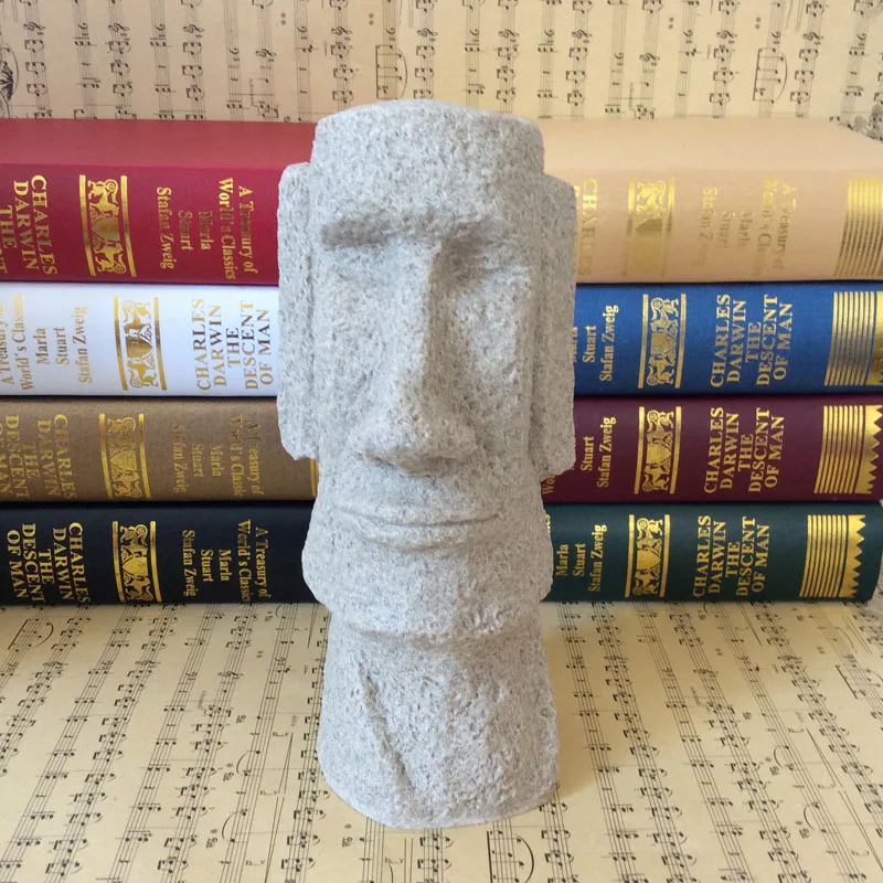 Пасхальный остров портретный камень домашний Декор Аксессуары подарок песчаник