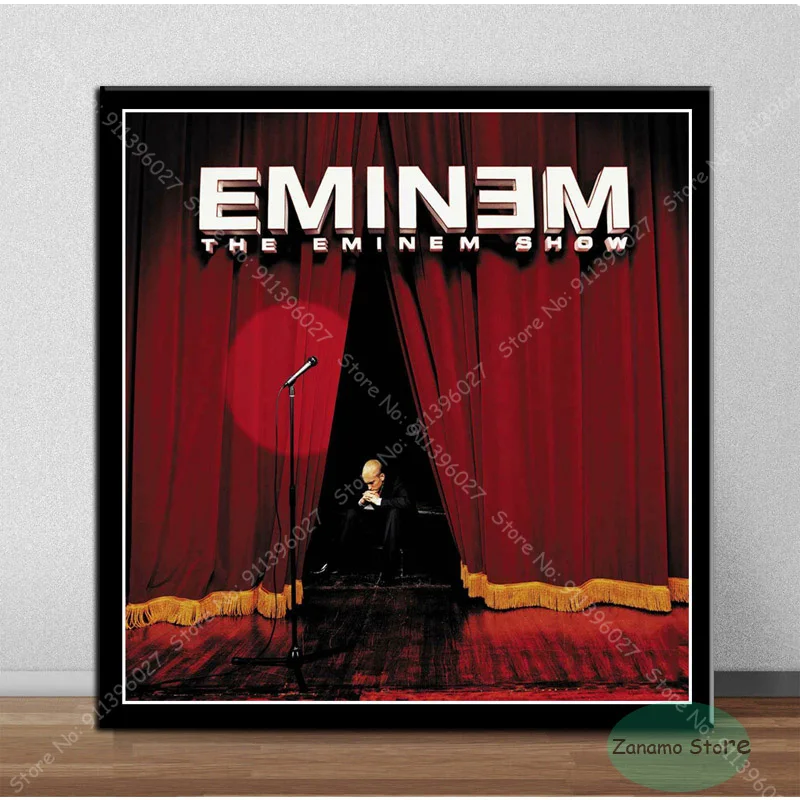 ТЗ70 Рэп Арт Музыкальная Звезда Альбом Эминем Будет Убит Плакат Печати на Холсте Живопись на Стене Картина для Декора Дома Гостиная