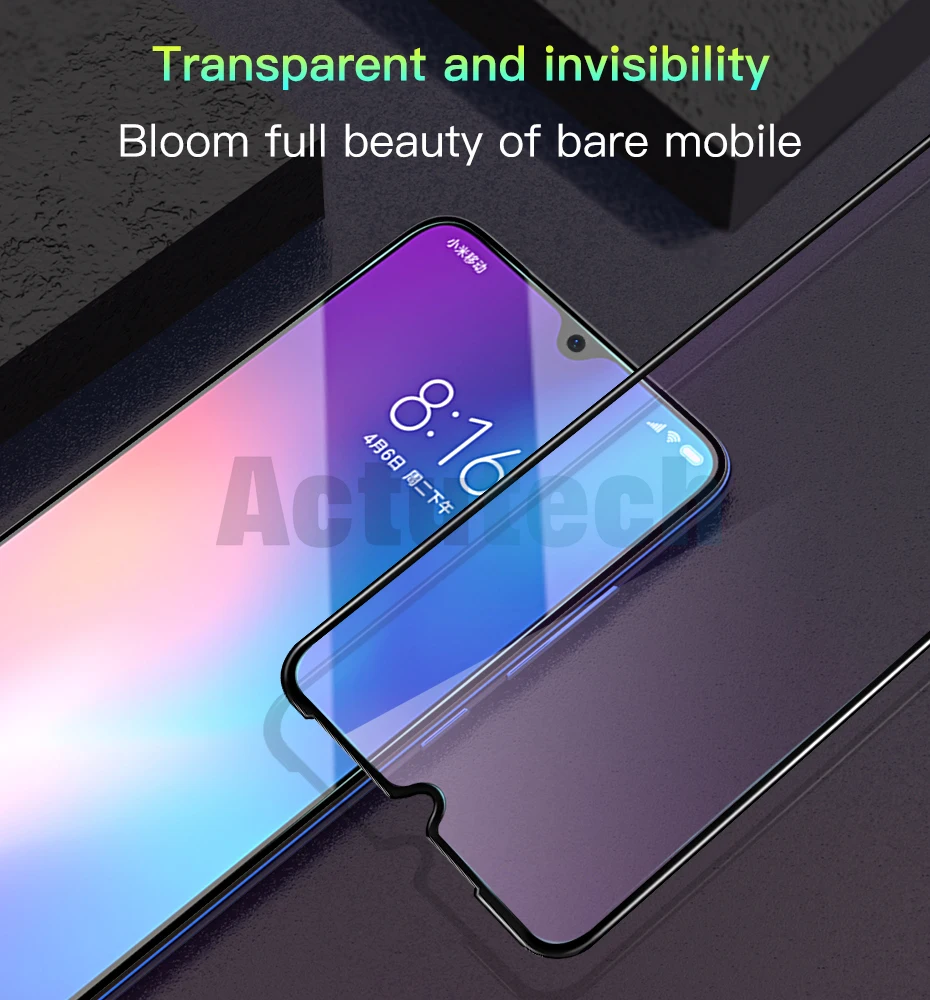 9H закаленное стекло для Xiaomi Mi9 SE 8 lite F1 Защитная пленка экрана Redmi 7 GO Note 6 5 Pro 6A 5Plus 4