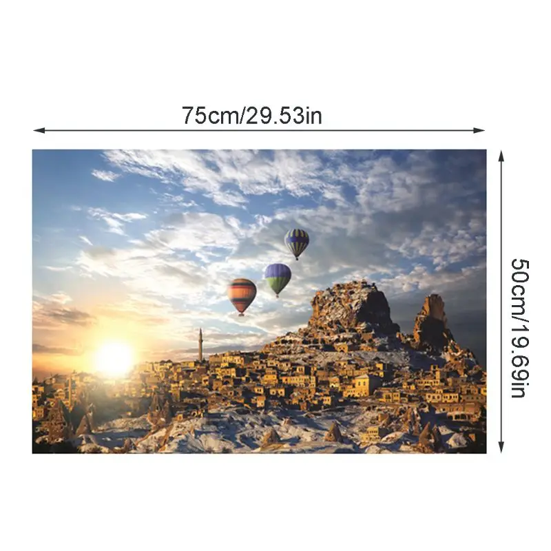 

1000 pcs Puzzles Landscape Series Assemble Jigsaw Puzzles for Adults DIY Gift