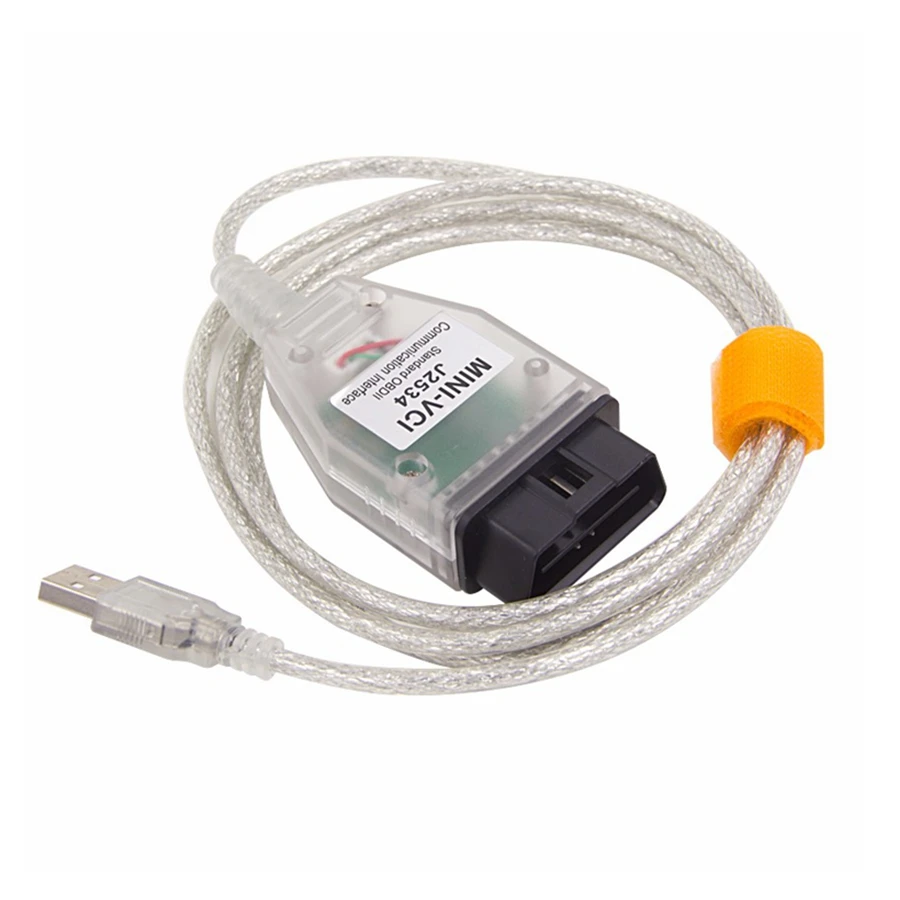 Новейший V17.10.012 MINI VCI интерфейс для TOYOTA TIS Techstream MINI-VCI FT232RL чип J2534 OBD2