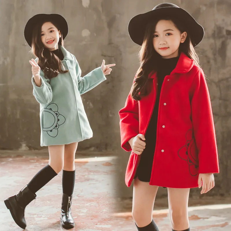 Детская шерстяная куртка на Возраст 4-12 лет | одежда и обувь