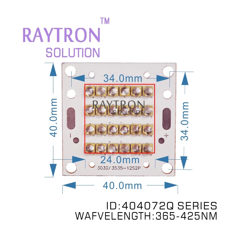 72 Вт УФ клей сушка фиолетовая визуализация проверка флуоресцентных агентов