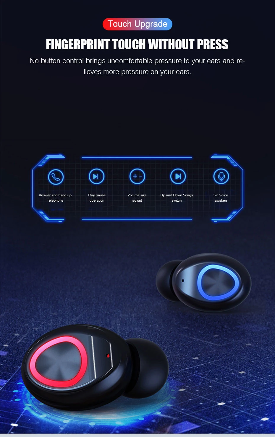 Новые TWS 5,0 Bluetooth наушники 8D стерео беспроводные наушники мини беспроводные наушники с 1500 power Bank держатель телефона