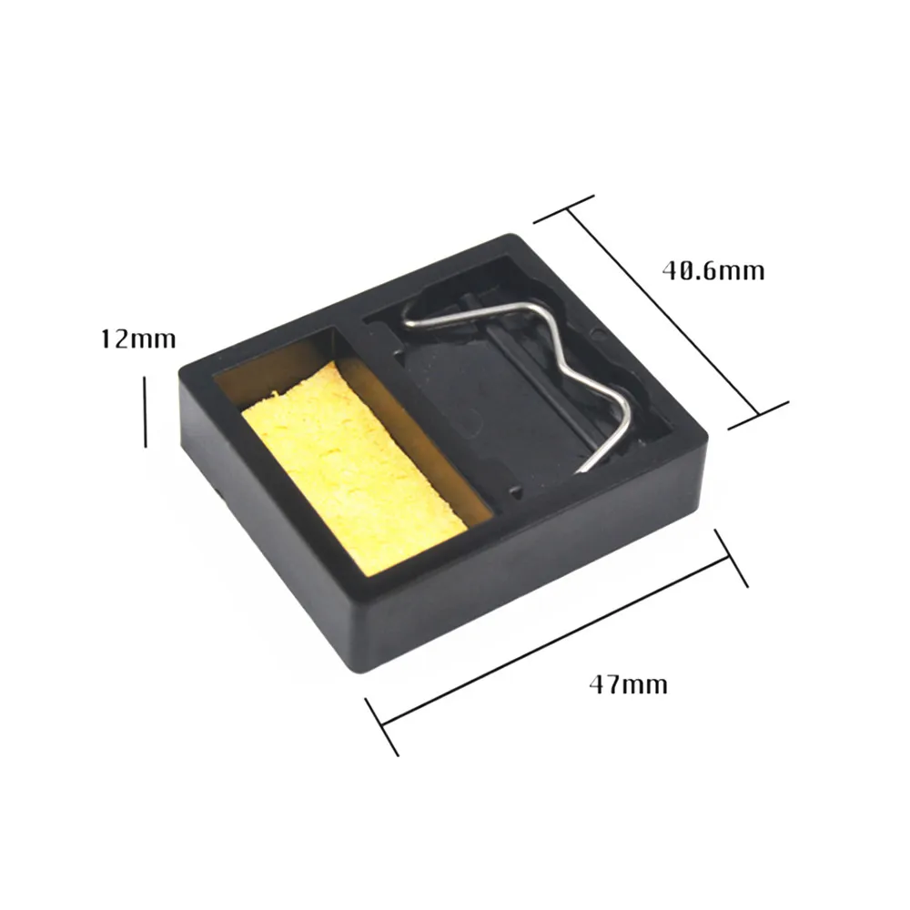 Подставка для электрического паяльника металлическая опорная станция с губка