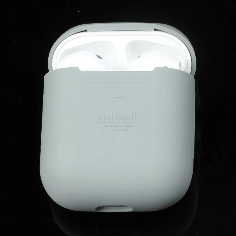 Для AirPods 2 зарядный чехол матовый Мягкий ТПУ силиконовый для Apple airpods наушников