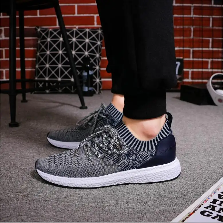 

Men's casual shoes, men's sports shoes, men's mesh flat shoes, flat shoes, large size, breathable, spring and autumn