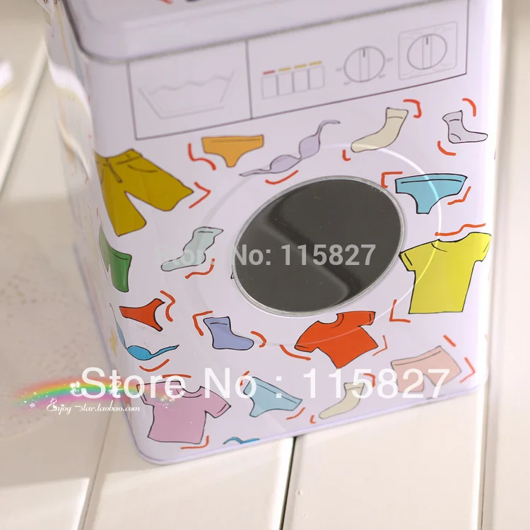 Дизайн стиральной машины Железный чехол для хранения с пластиковой ручкой