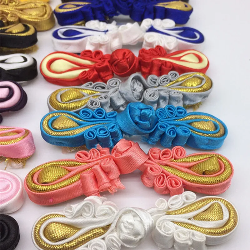 5 звёзд китайские пуговицы застежка с узлом шесть оборотов лютовая форма Ручное