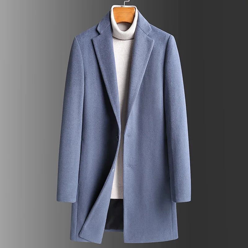 

Brand New Men's Winter Thick Loose Single Breasted Casual Warm Coat High Quality Male Fashion Man Comrfortable Coat Size M-3XL