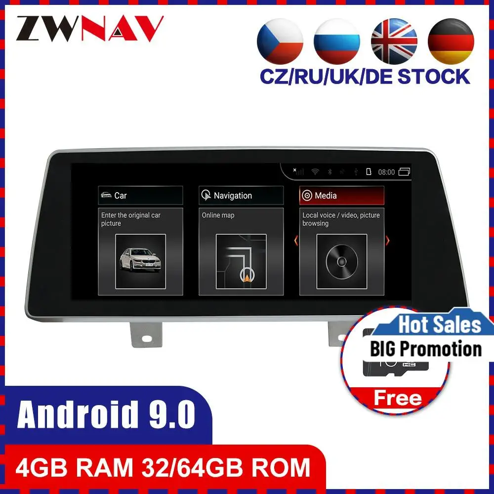 4 + 64 Восьмиядерный Android 9 0 Автомобильный мультимедийный стерео плеер GPS радио для