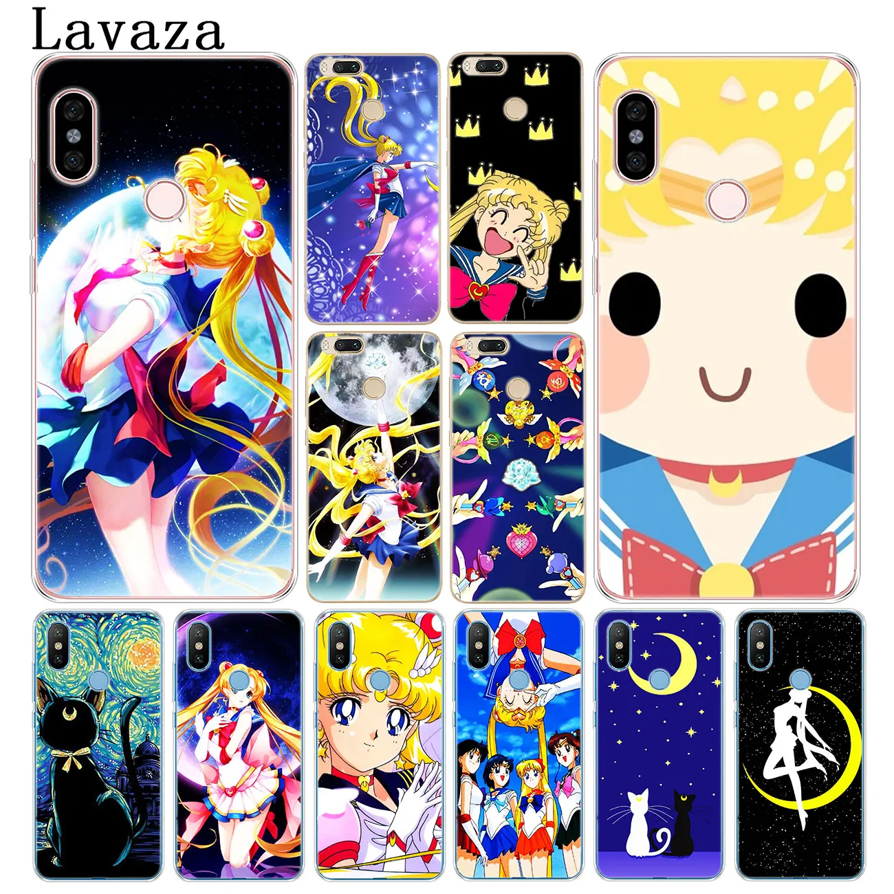 Твердый чехол для телефона Lavaza Soldier Sailor Moon bishujo Senshi Xiaomi Redmi K20 8A 7A 6A Note 8 8T 7 5 6 Pro 4 4X |