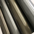 Глянцевая 2D виниловая пленка из углеродного волокна DIY Стайлинг Черный серебристый золотой углеродный Автомобильная фольговая пленка с выпуском пузырьков воздуха