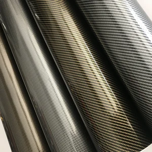 Глянцевая 2D виниловая пленка из углеродного волокна DIY Стайлинг Черный серебристый золотой углеродный Автомобильная фольговая пленка с выпуском пузырьков воздуха