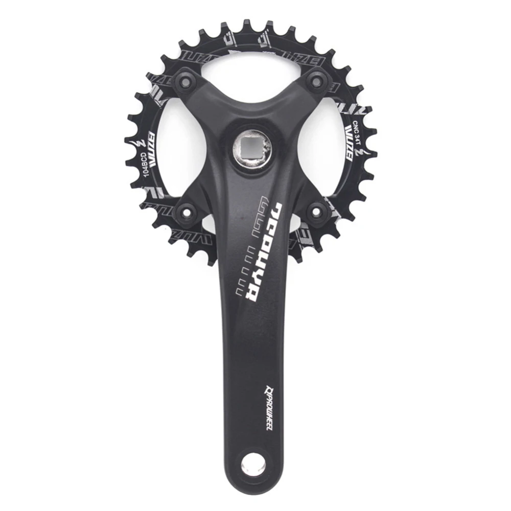 

MTB Road Bike BMX Bicycle 104BCD Crankset Sprocket Bike 170mm 175mm Crank 32T 34T 36T 38T Chainring Round Narrow Wide Riding