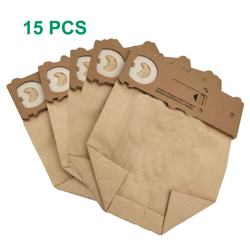 

15pcs/lot Bags For VORWERK KOBOLD VK130 VK131 FP130 FP131 KOBOLD130 KOBOLD131 vacuum cleaner Dust Bags Paper bag