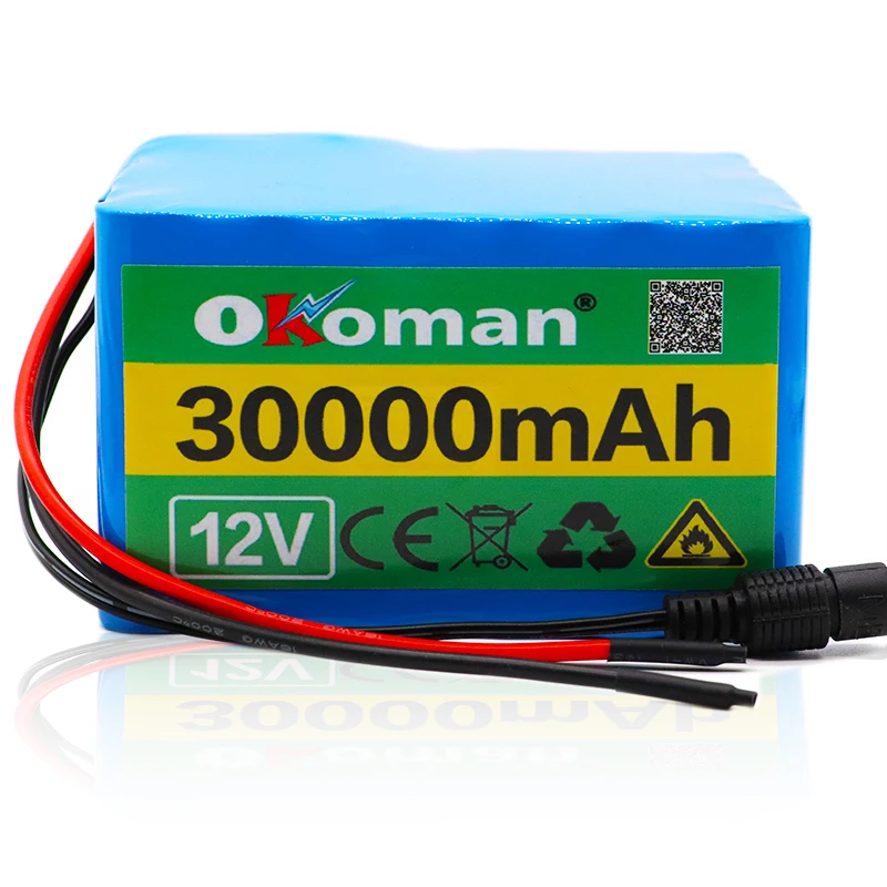 12V 30Ah 6S6P 11 1 V 12 6 30000 мАч высокой мощности литий Батарея пакет для инвертор