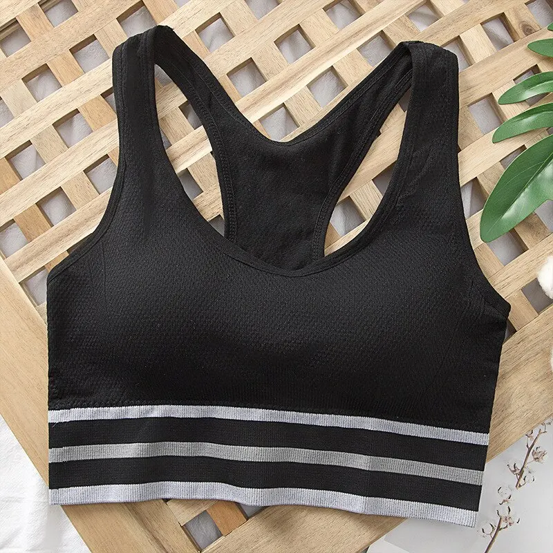 

Спортивный жилет контрастных цветов, женское нижнее белье для фитнеса и йоги, антибликовый женский бюстгальтер без стальных колец GCPD1