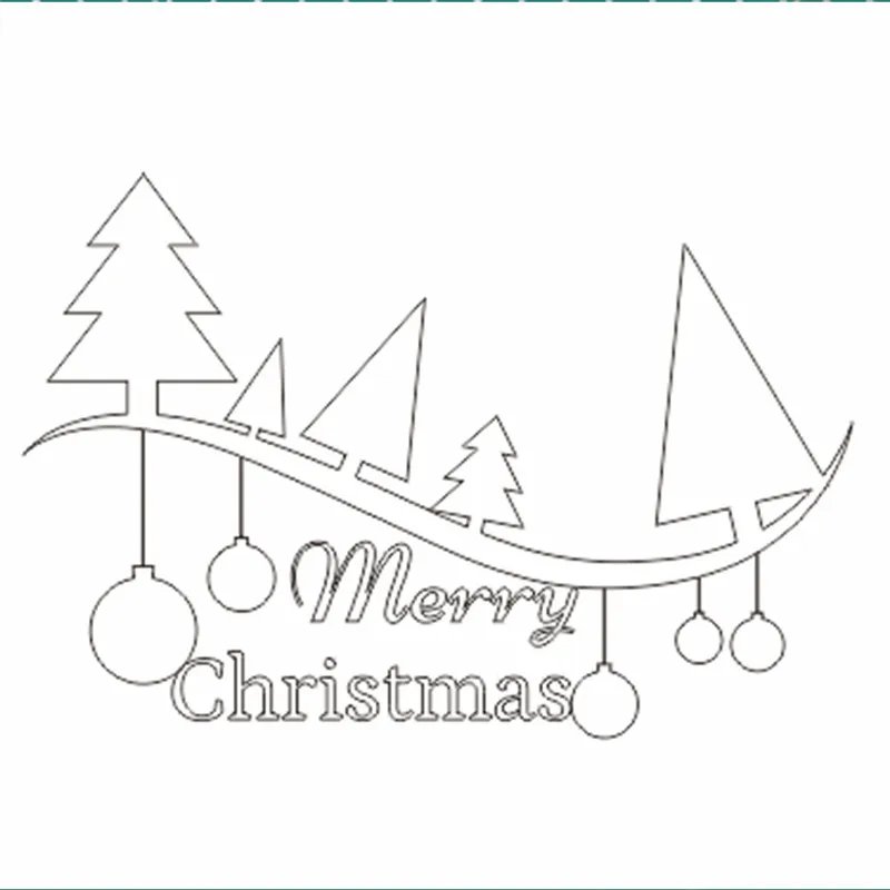 DiyArts Merry Christmas Tree Border металлические режущие штампы Новинка 2019 трафарет для DIY
