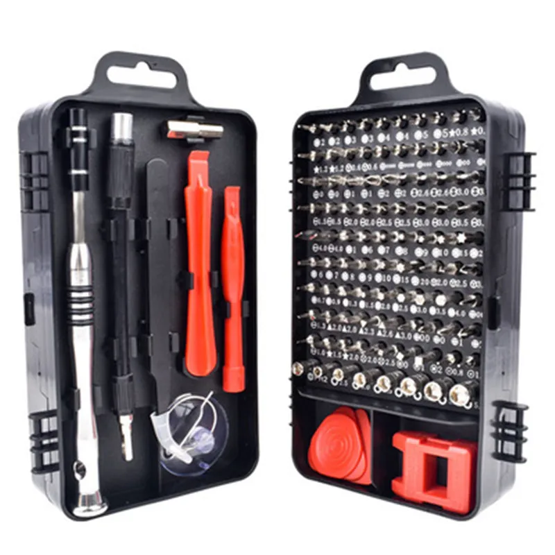 

110 In 1 CRV Screwdriver Multi-function Screwing Screws Screwdriver Set Woodworking Electrician Tools Mobile Phone Repair Tool