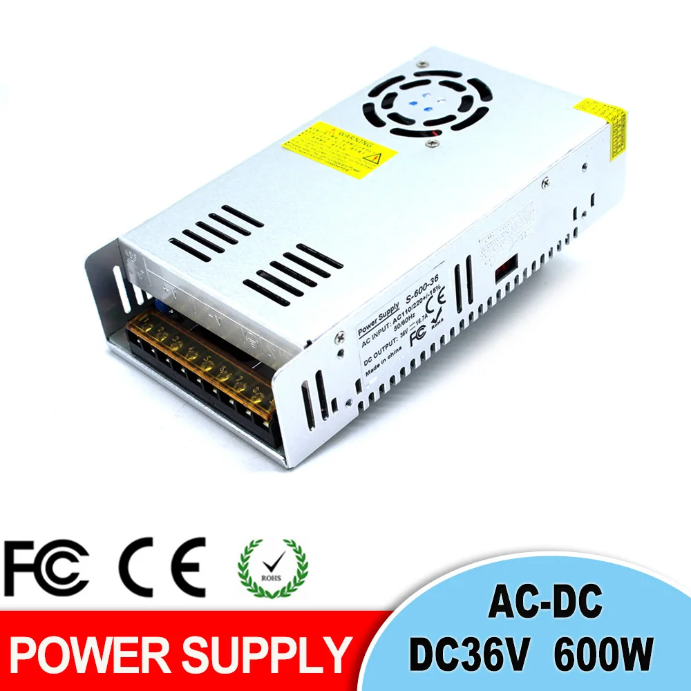 Источник питания DC12V 13 8 V 15V 18V 24V 27V 28V 30V 32V 36V 42V 48V 60V 300W 350W 360W 400W 480W 500W 600W