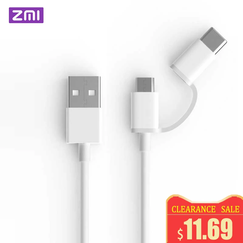 Оригинальный Сертифицированный ZMI MFI для iPhone Lightning на Micro USB кабель передачи данных