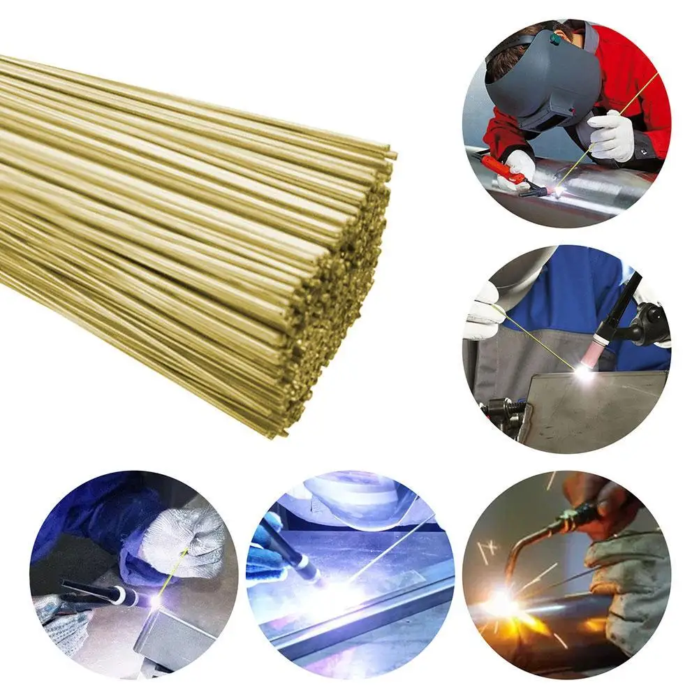 

10/20pcs 1.6 333mm Brass Welding Wire Furniture Hardware Rod Electrode Need Solder Welding Rod Products Bronze Soldering N P6J9
