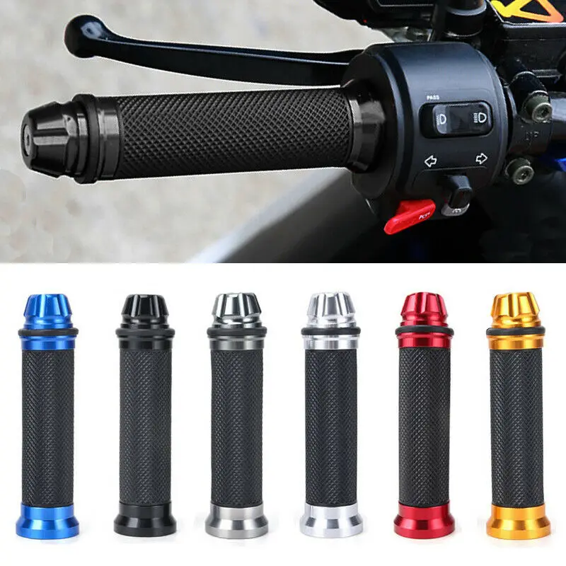 

22mm Universal Motorcycle 7/8" Rubber Handlebar Hand Grips Gel For Honda Suzuki Kawasaki Yamaha Benelli Triump Scooter