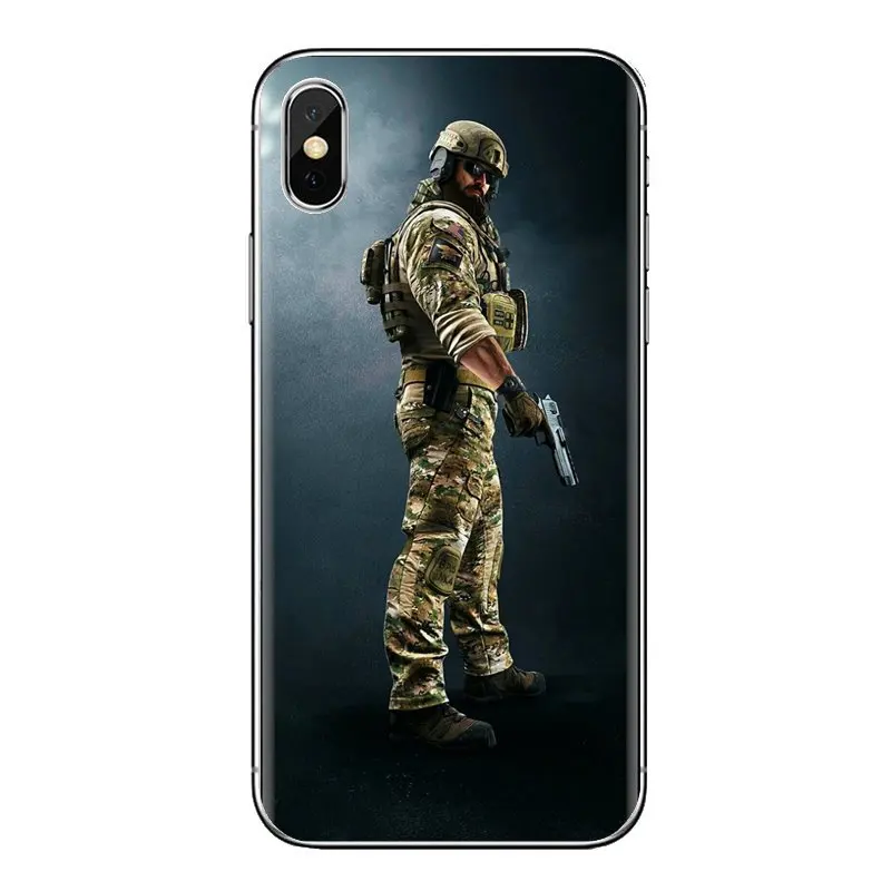 Чехол из термополиуретана Rainbow Six Siege operation Black Ice для iPod Touch Apple iPhone 11 Pro 4 4s 5 5S SE 5C 6 6S 7 8