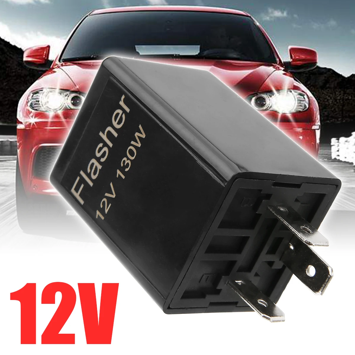 

New Arrival 1pc 12V CF13 3 Pin Flasher Relay for LED Indicator Motorcycle Motorbike Car Relays Swithces