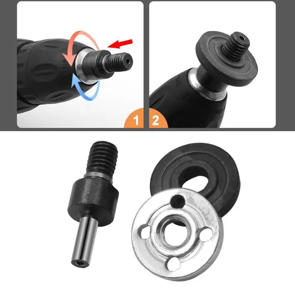 

Cutting Disc Connection Electric Drill Angle Grinder Connecting Rod For Cutting Disc Polishing Wheel Adapter Hole Drill Mandrel