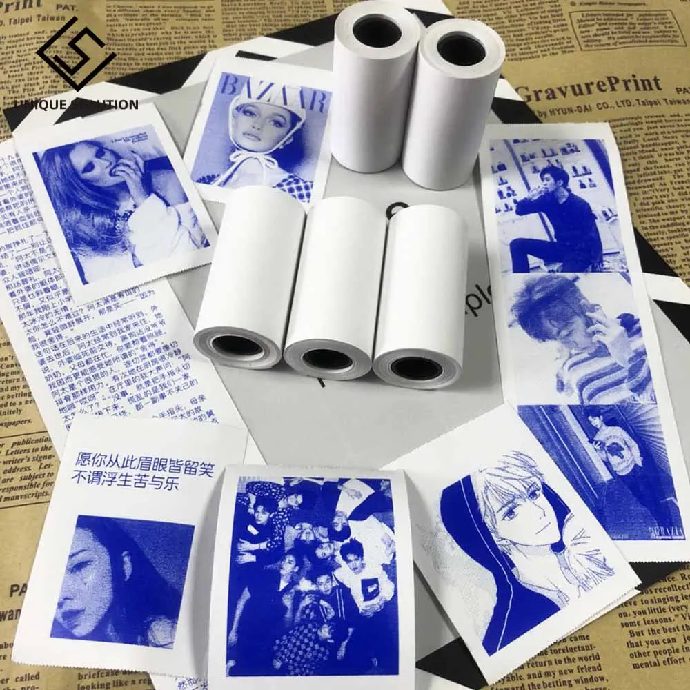 Новый продукт для MEMOBIRD PAPER ANG синяя наклейка термобумажная 57*30 s этикетка бумага 2