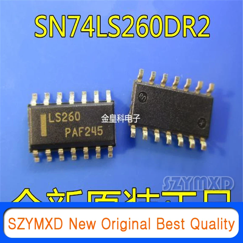 

10 шт./лот новый оригинальный SN74LS260DR2 шелкотрафаретная печать: LS260 SOP14 Двойной вход 5 или затвор в наличии